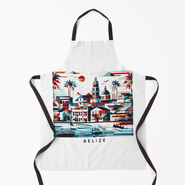 Item preview, Belize Cubist Art - Abstract Geometric Travel Poster designed and sold by OzzFrequency.