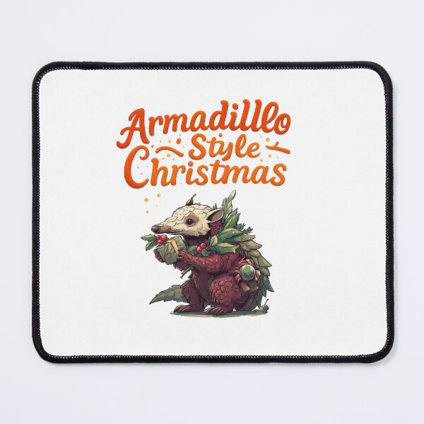 Item preview, Armadillo Styled Christmas – Cute Holiday Design designed and sold by KZurHTPC.
