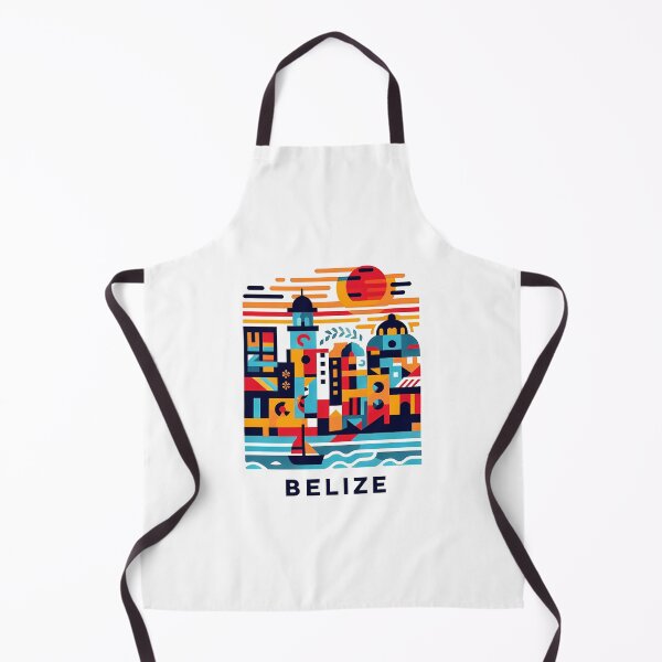 Item preview, Belize Cubist Art - Abstract Geometric Travel Poster designed and sold by OzzFrequency.