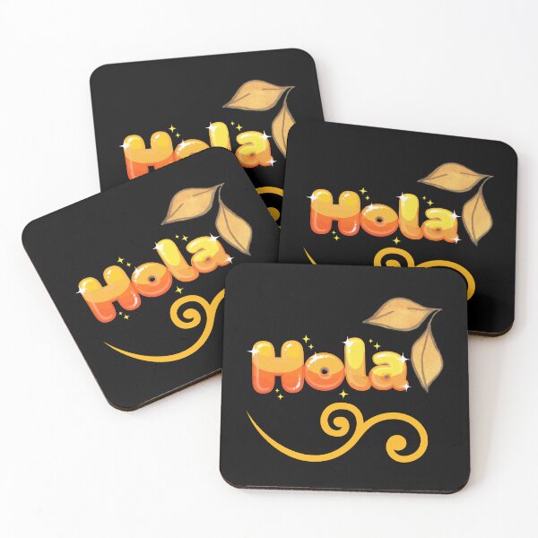 Item preview, Hola" Cute Bubbles & Autumn Leaves designed and sold by Basma Store.