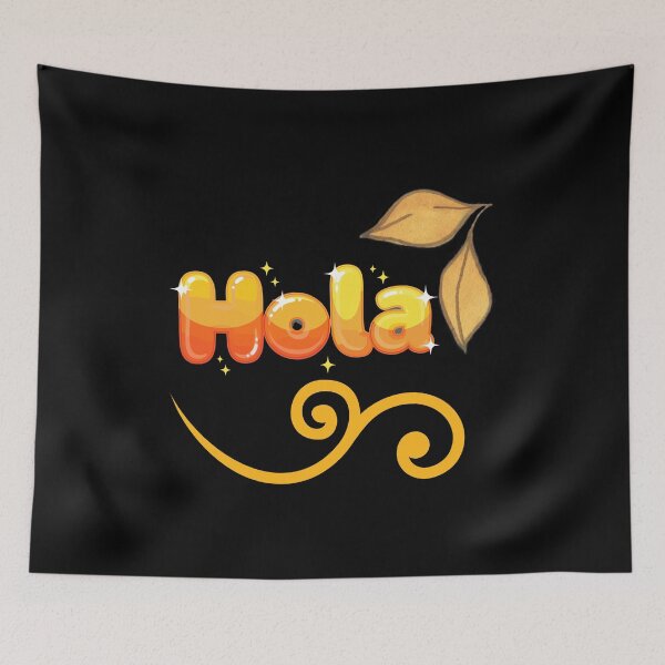 Item preview, Hola" Cute Bubbles & Autumn Leaves designed and sold by Basma Store.