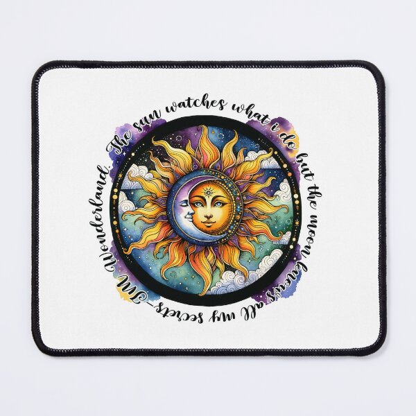 Item preview, The sun waches what I do but the moon knows all my secrets art designed and sold by Jomack1.