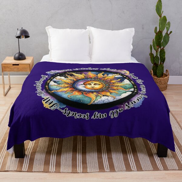 Item preview, The sun waches what I do but the moon knows all my secrets art designed and sold by Jomack1.
