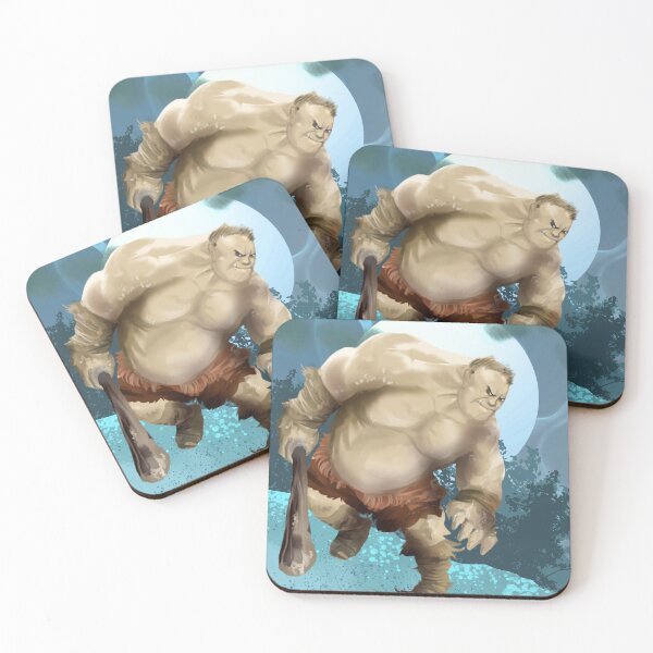 Item preview, Ogre on Blue  designed and sold by Digital Attic 95.
