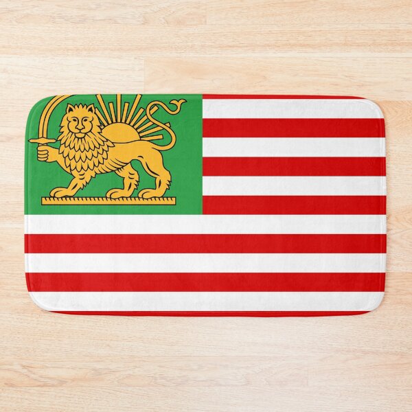 Item preview, American–Iranian Heritage Flag | Lion and Sun Meets Stars and Stripes designed and sold by FlagX.