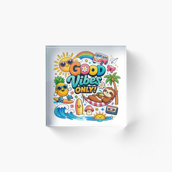 Aperçu de l'œuvre Bonnes vibrations uniquement créée et vendue par DrizzyV.