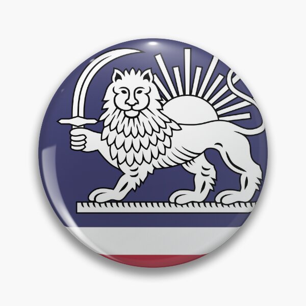 Item preview, American–Iranian Heritage Flag | Lion and Sun Meets Stars and Stripes designed and sold by FlagX.
