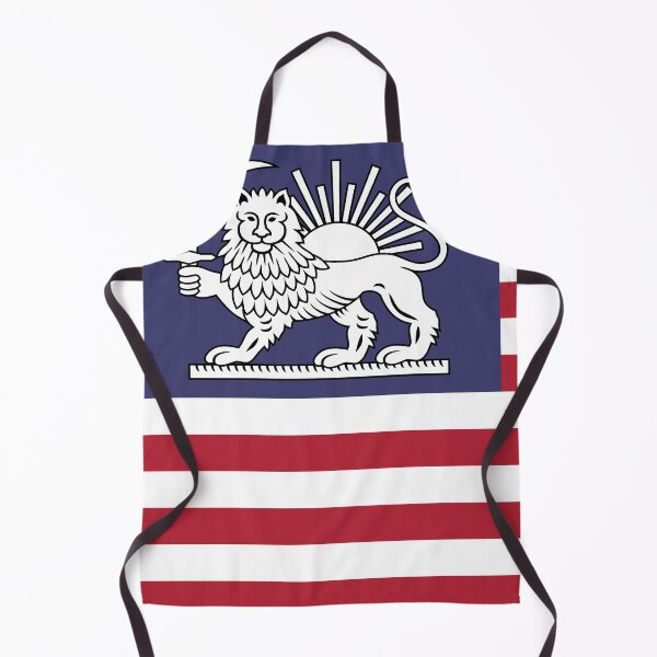 Item preview, American–Iranian Heritage Flag | Lion and Sun Meets Stars and Stripes designed and sold by FlagX.