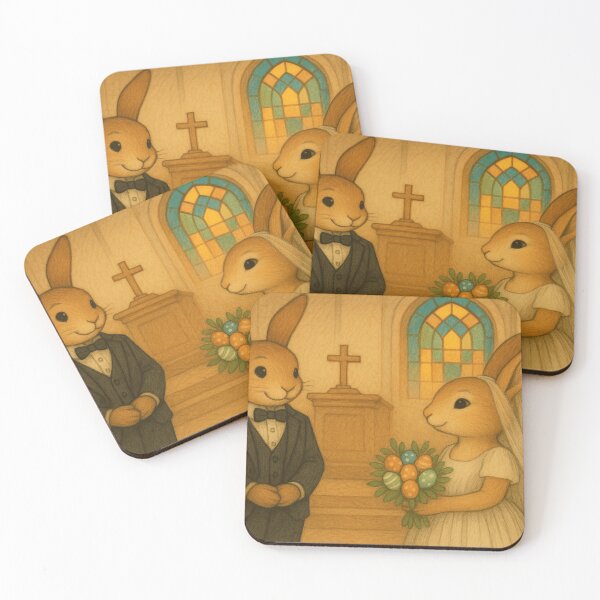 Item preview, Enchanted Easter Bunny Wedding designed and sold by artes-lunares.
