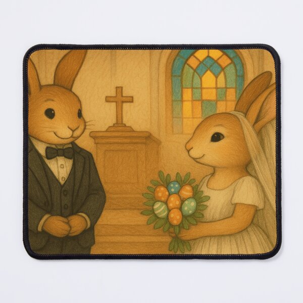 Item preview, Enchanted Easter Bunny Wedding designed and sold by artes-lunares.