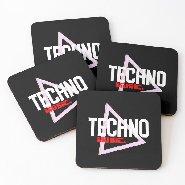 Item preview, Techno music logo designed and sold by Ashtreemeadow.