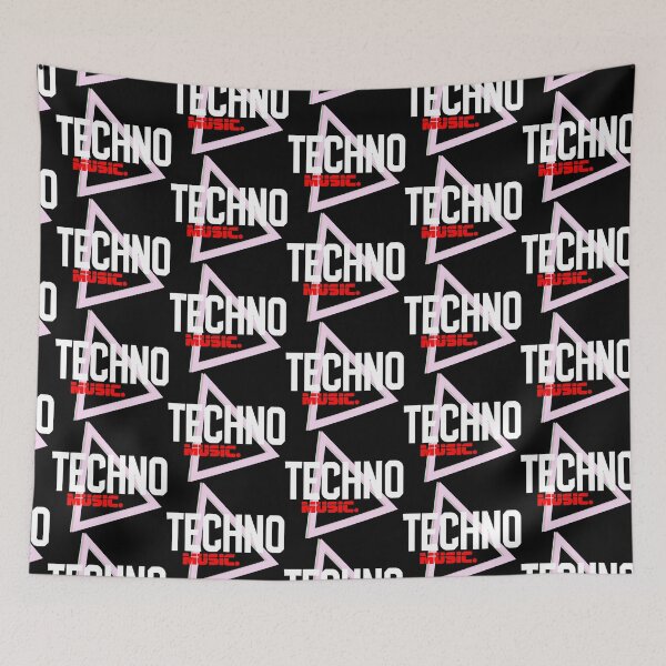 Item preview, Techno music logo designed and sold by Ashtreemeadow.