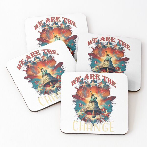 Item preview, We are the change patriotic illustration designed and sold by Art-Horizon.