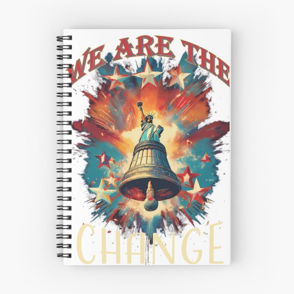 Item preview, We are the change patriotic illustration designed and sold by Art-Horizon.