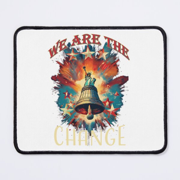 Item preview, We are the change patriotic illustration designed and sold by Art-Horizon.