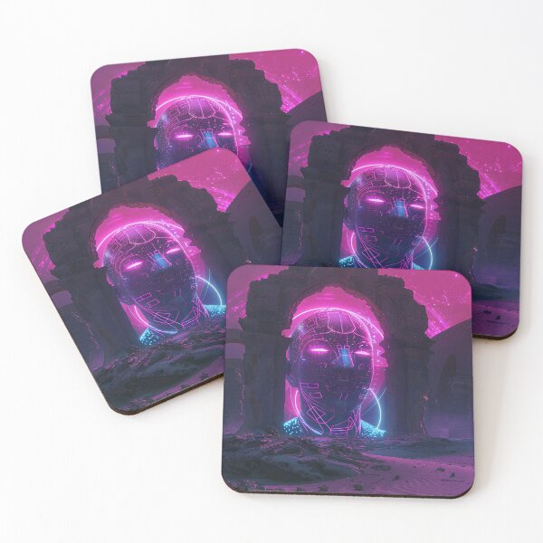 Item preview, Retro Neon Dream – Vol.8: Whispers of the Oracle designed and sold by Mysz533JC.