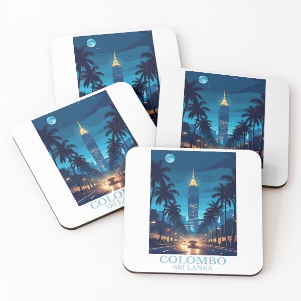Item preview, Colombo Sri Lanka Night Skyline designed and sold by Fxpranit.