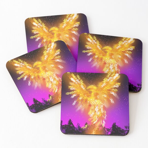 Item preview, Phoenix on Purple  designed and sold by Digital Attic 95.