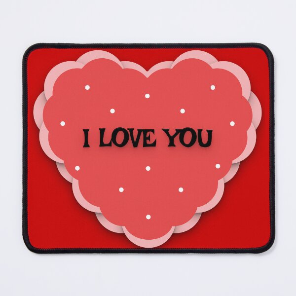 Item preview, Design 130 - Valentine's Day - Heart I LOVE YOU designed and sold by Manoella Free Art.