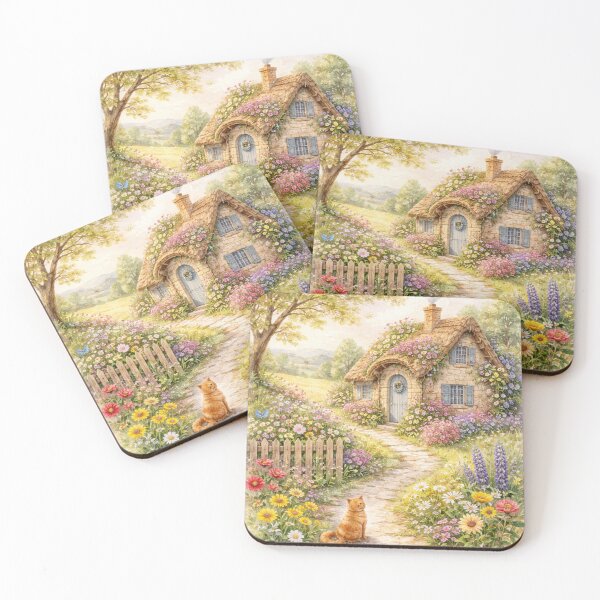 Item preview, Country house with flower garden designed and sold by DrizzyV.