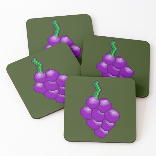 Item preview, Pixel Art Grapes designed and sold by Potato Quality Prints.