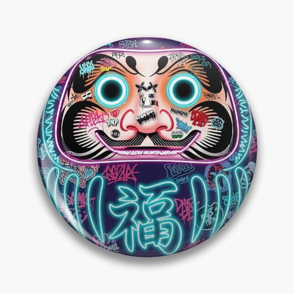 Item preview, Neon Rebellion: The Street-Style Daruma designed and sold by Brendan Arthur Ring.