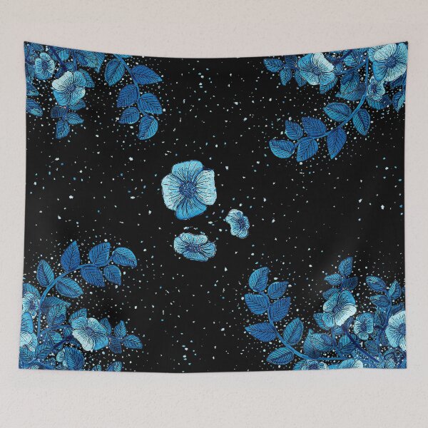 Item preview, Cosmic Blue Flower designed and sold by t-etcrecuerdos.