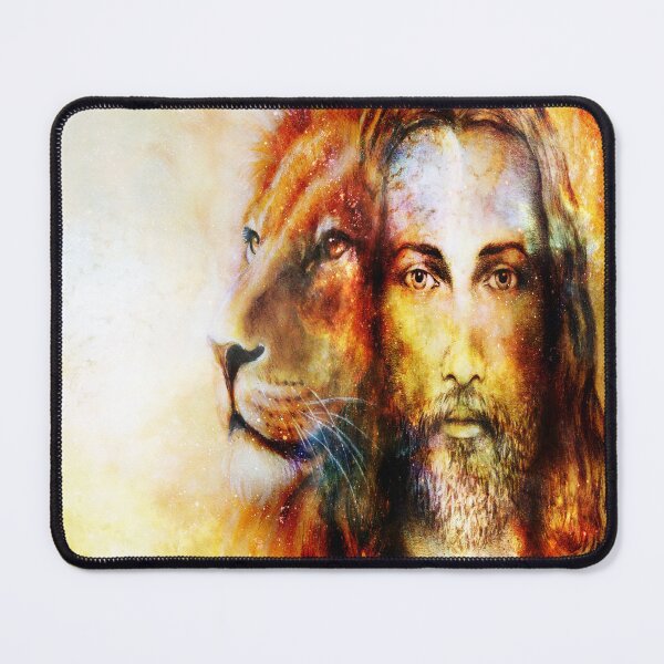 Item preview, Jesus and Lion of Judah Watercolour Christian Art designed and sold by Jomack1.