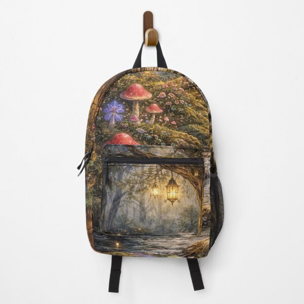 Item preview, Enchanted Fairy Tree Watercolor – Dark Fantasy Forest Illustration designed and sold by DrizzyV.