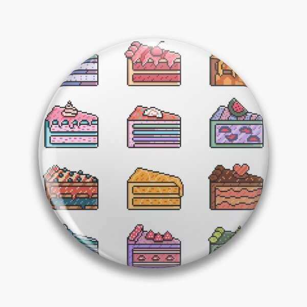 Item preview, Pixel Art Cakes designed and sold by Potato Quality Prints.