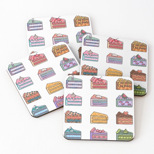 Item preview, Pixel Art Cakes designed and sold by Potato Quality Prints.