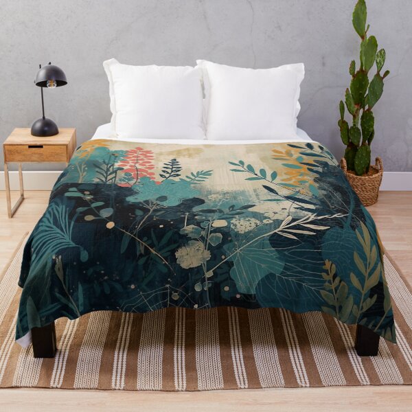 Item preview, Muted Twilight Thistle Bloom Garden’s Quiet Veil designed and sold by shaang.