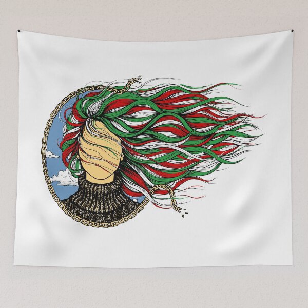 Item preview, The Breath of the Unbound: Woman Life Freedom Persian Protest designed and sold by sXe-art.