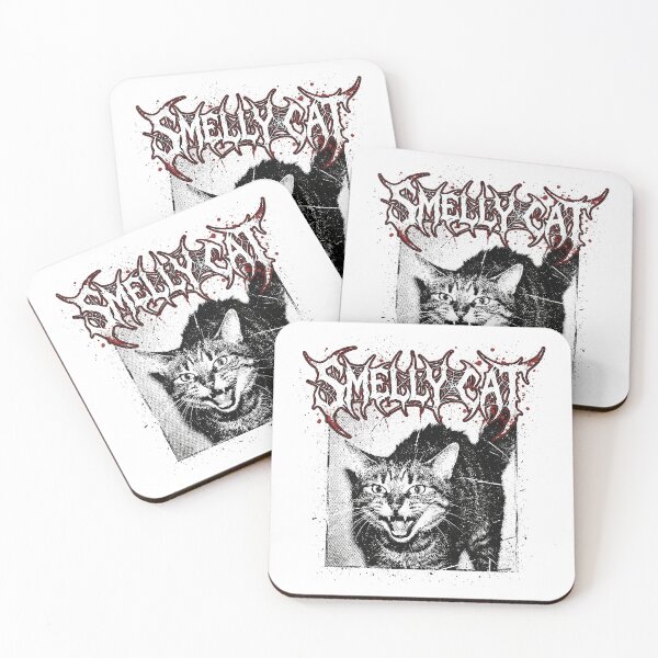 Item preview, Smelly Cat Metal Tour Friends (Transparent) designed and sold by Screen Lore.