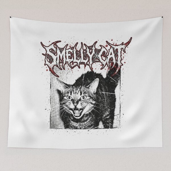 Item preview, Smelly Cat Metal Tour Friends (Transparent) designed and sold by Screen Lore.