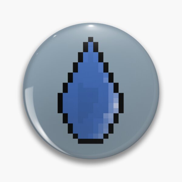 Item preview, Pixel Art Raindrop designed and sold by Potato Quality Prints.