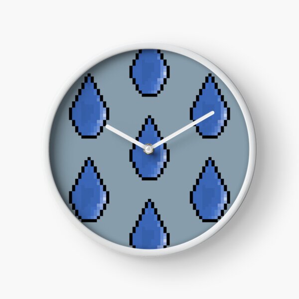 Item preview, Pixel Art Raindrop designed and sold by Potato Quality Prints.