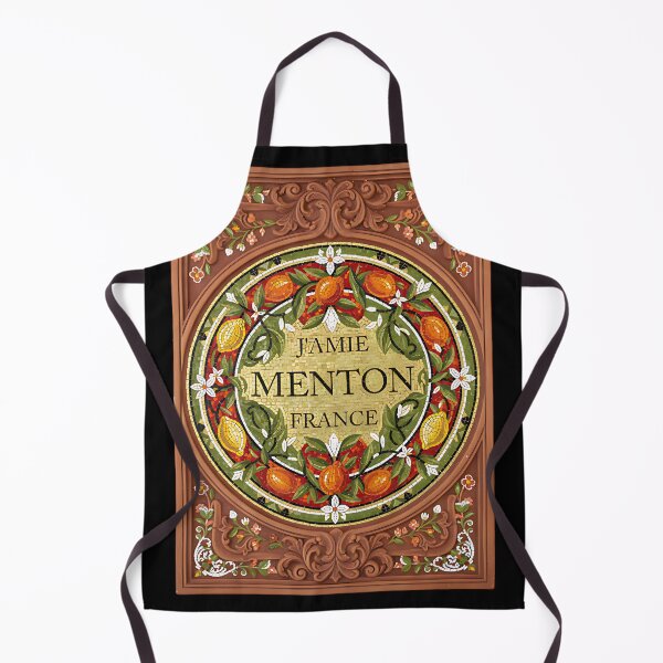 Item preview, J’aime Menton France – Citrus Mosaic Art from the French Riviera designed and sold by FrancophileFun.