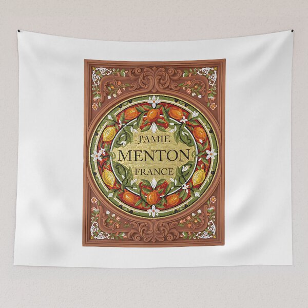 Item preview, J’aime Menton France – Citrus Mosaic Art from the French Riviera designed and sold by FrancophileFun.