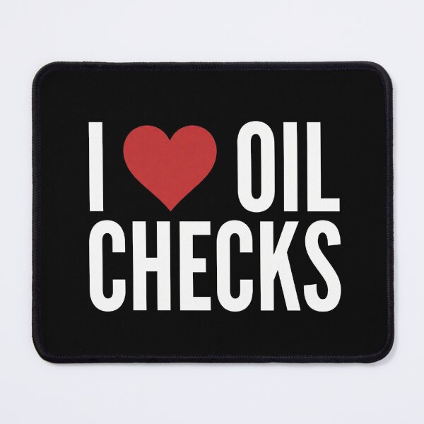 Item preview, Funny Mechanic Saying I Love Oil Checks Automotive quote designed and sold by GridText.