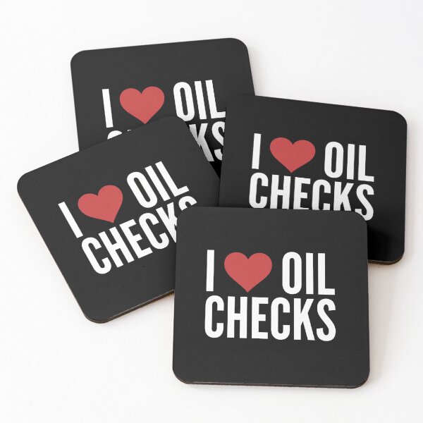 Item preview, Funny Mechanic Saying I Love Oil Checks Automotive quote designed and sold by GridText.