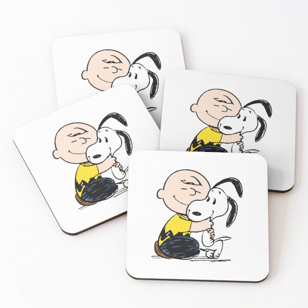 Item preview, charlie and snoopy hugging designed and sold by losgalacti.