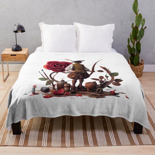Item preview, Romantic Surrealist Archer with Roses Valentine's Art designed and sold by PluffyPanda.