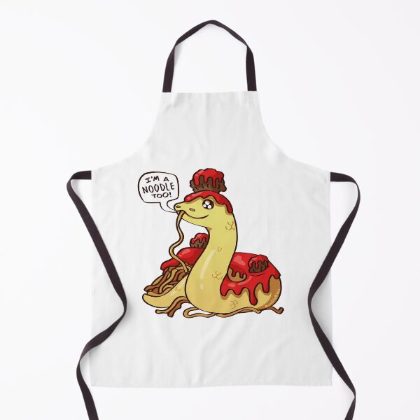 Item preview, I'm a Noodle Too - Cute Spaghetti and Meatballs Snake designed and sold by BumbleBites.
