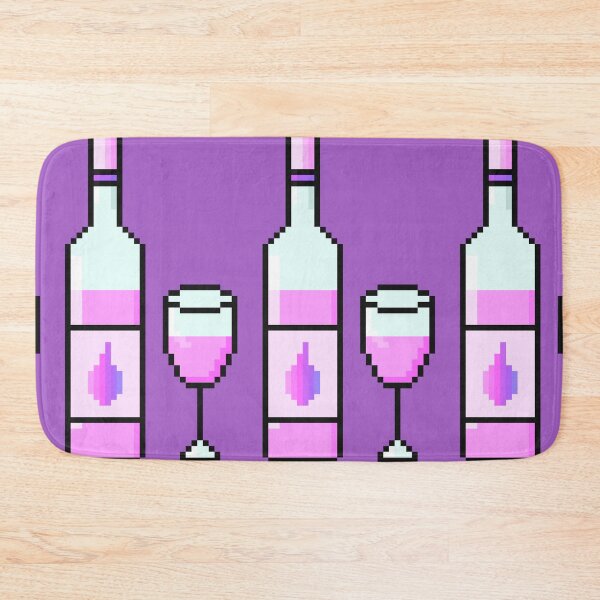 Item preview, Pixelated Purple Wine designed and sold by Potato Quality Prints.