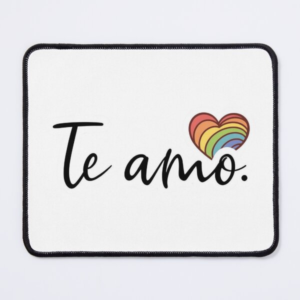 Item preview, Te Amo Heart Rainbow - Spanish I Love You Valentine Gift designed and sold by EchoPrint Co..