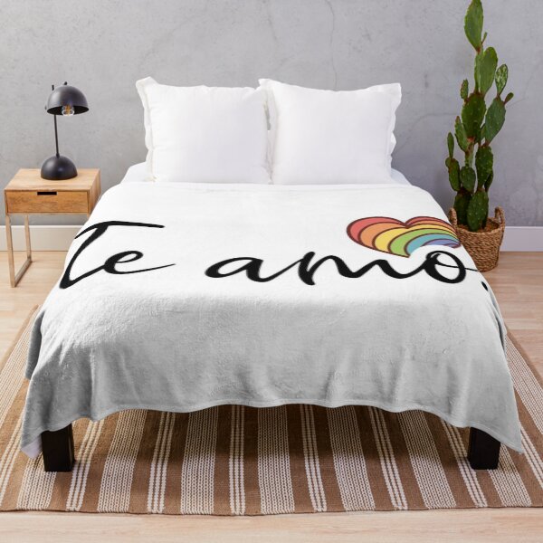 Item preview, Te Amo Heart Rainbow - Spanish I Love You Valentine Gift designed and sold by EchoPrint Co..