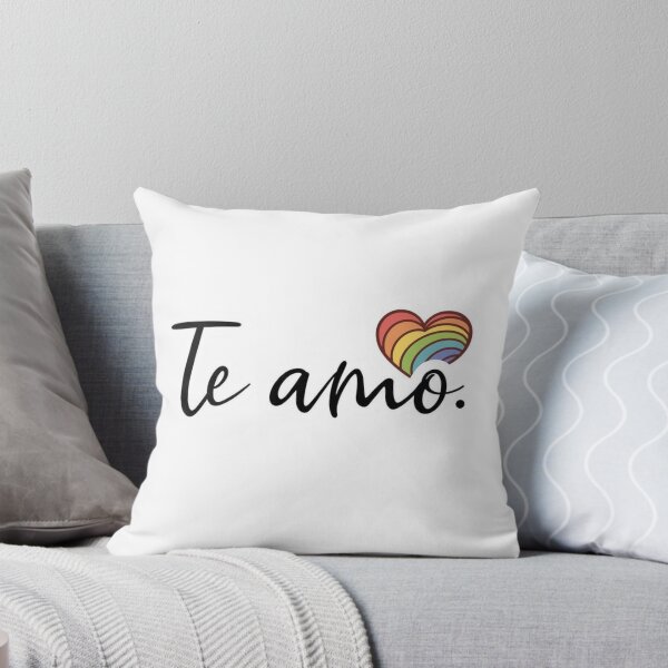 Item preview, Te Amo Heart Rainbow - Spanish I Love You Valentine Gift designed and sold by EchoPrint Co..