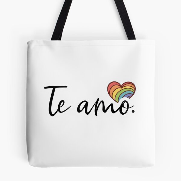 Item preview, Te Amo Heart Rainbow - Spanish I Love You Valentine Gift designed and sold by EchoPrint Co..