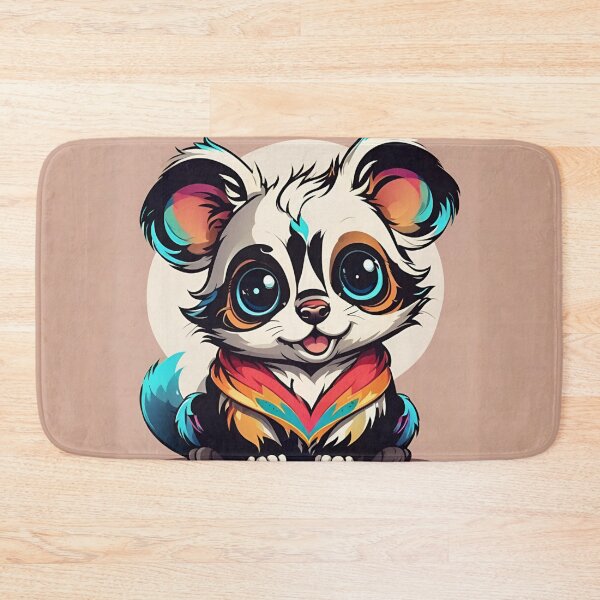 Item preview, Vibrant Rainbow Panda with Expressive Anime Eyes designed and sold by CASASIS_MERCH.